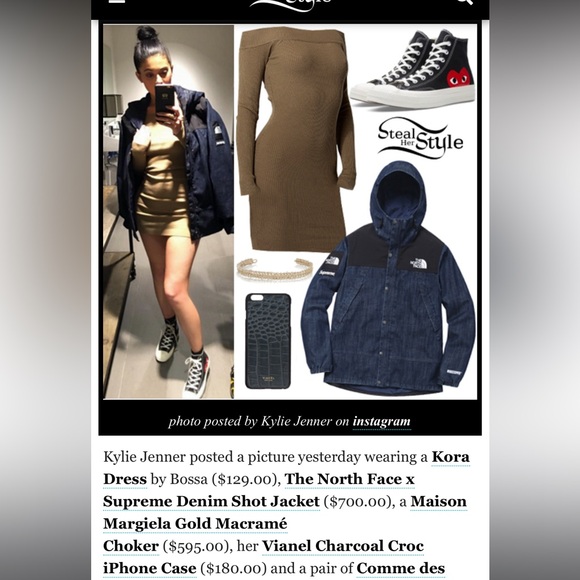 Supreme The North Face Denim Dot Shot Jacket. Worn twice. In great condition!! - Picture 5 of 16